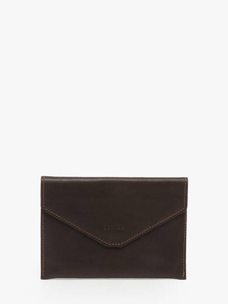 Paspoorthouder Oil Leder Etrier Bruin oil EOIL054